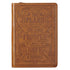 Classic Faux Leather Journal, I Know The Plans Jeremiah 29:11 Bible Verse, Brown, Lined Pages, Zipper Closure