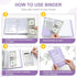 APMFHO 100 $10,000 $5,050, Days Money Saving Challenge Coin Envelope Budgetstorage Book, Money Saving Binder, Easy