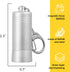Magnetic Keychain - Rare Earth Neodymium Magnets - Strong Heavy Duty Pocket Key Holder Magnet