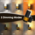 2 Pack Dimmable 3CCT Amber/3000K/5000K 360 Briignite Night Lights Plug into Wall, Night Light for Kids, Adjustable