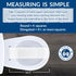 Round Toilet Seat with Built-In Potty Training Seat - Durable White Design