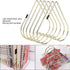 Watris Veiyi Gold Files Folder Stand, Desktop Iron Storage Rack, 5 Slot Heart Shaped File Holder for Office Home Decor