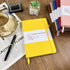 Notebook Journal - College Ruled Lined A5, 160 Pages, Hard Cover for Work Office School