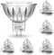 ALIDE MR16 7W 60 Degrees GU5.3 LED Bulbs, 2700K Warm White, 12V Low Voltage Spotlight, 6 Pack