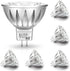 ALIDE MR16 7W 60 Degrees GU5.3 LED Bulbs, 2700K Warm White, 12V Low Voltage Spotlight, 6 Pack