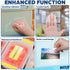 MIFFLIN-USA Index Card Holder (2x3.5”, 30 Pack), Clear Self-Adhesive Card Pockets for Organizing Storage Bins.