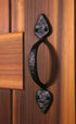 Iron Valley - 9" Heart Door Pull Handle, Solid Cast Iron