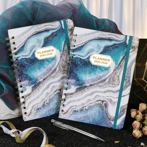 Planner 2025-2026 - Academic Weekly and Monthly Calendar from July 2025 to June 2026, 6.4'' x 8.5'' with Inner Pocket