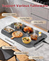 7 8 Warming Mat for Food, Upgraded Fast-Heating Electric Warming Tray with Temp Levels & Timers, Buffet Raised Feet