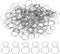 PATIKIL 0.63x0.39 Stainless Steel Chandelier Connector Pins, 100Pcs Chandelier Crystal Clips for