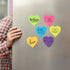 Mr. Pen Heart Sticky Notes, 12 Pads, 60 Sheets/Pad, Cute Heart Shaped Note Pads for Office Supplies