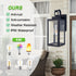 E26 Bulbs Outdoor Wall Lantern, Wall Sconce as Porch Lighting Fixture, Medium Base, Metal Housing Plus Glass, not
