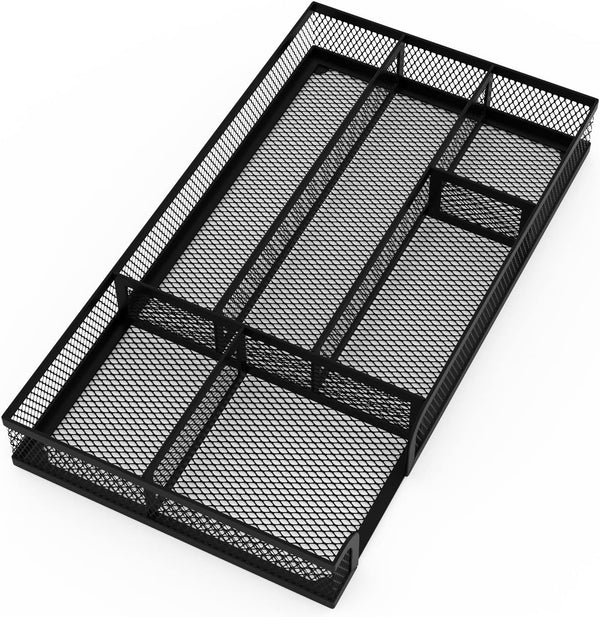 Drawer Organizer, Metal Mesh Dividers for Desk, Pen Organizer for Desktop, Bathroom, Kitchen, Makeup, Vanity