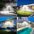 6500K IP65 3-Head LED Security Lights Motion Sensor Outdoor Lights, Daylight, Waterproof, Dusk to Dawn, Motion Detected
