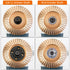 Upgraded 3PCS Wood Carving Disc Set for 4" or 4 1/2" Angle Grinder, Grinding Wheel Shaping Disc for Wood Cutting