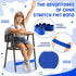 Honoson 24 0.6mm Pcs Chair Bands for Kids with Fidgety Feet Stretchy Resistance Latex Fidget Chair Bands Flexible