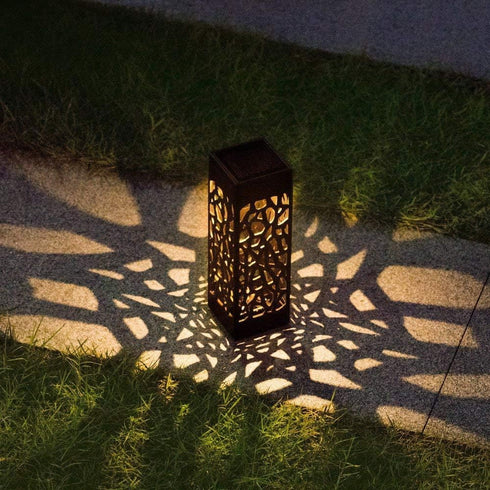 Juesi 1pc Solar Powered LED Garden Lights, Automatic Led for Patio, Pathway, Yard and Garden
