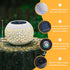 JMEXSUSS Solar Lanterns Outdoor Waterproof, LED Lanterns Decorative Outdoor, Lights Solar Table Lamps for Outside Patio