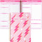Pink Preppy Lightning A4 Planner Notebook, Y2K To Do List Daily Task Checklist for Teen Girls, Preppy Theme Notepad