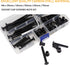 binifiMux 50pcs M6x35 /45/55/65/ 75mm Black Zinc Plated Hex Drive Socket Cap Bolts Barrel Nuts Assortment Kit, Furniture Joint Connector Bolts, Rivet Bolts Dowel Nuts, Countersunk Screw Post Fit