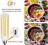 JDE11 LED Bulb 100W Equivalent Halogen Bulbs, Dimmable T4 Mini Candelabra E11, Warm White 3000K, 10W 1000LM, 5 Pack