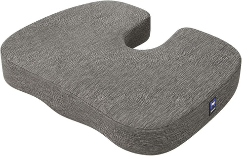 Sealy Memory Foam Seat Cushion for Car and Office Chairs Tailbone Pain