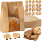 FUNFERY 60 Pcs Sourdough Bread Bags for Home Made Bread Sourdough,Large Paper