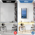 DALTACK Wall File Holder, 10 Tier Hanging Organizer for Papers, Mails, Folders, Clipboard, Magazine Organization, Mesh