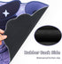 GeekShare Large Gaming Mouse Pad with Wrist Support Set, Non-Slip Rubber Back Desk Mat & Memory Foam Rest - Star Wings