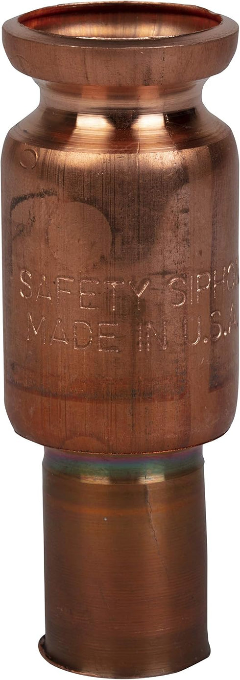 3/4'' 2 Pack 5 Multi-Purpose, Self-Priming, Pure Copper Check Valve by Original Safety Siphon - Gallons Per Minute Flow