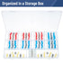Bates Solder Seal Wire Connectors, 150 pcs Waterproof Heat Shrink Butt Connectors, Solder Wire Connectors