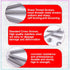8#-32 Flat Countersunk Head Machine Screws, 192Pcs 304 Stainless Steel Phillips Fasteners Kit