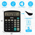Better Office Products Large Desktop Calculators, 5 Pack, 12-Digit LCD Display, Standard Function, Black
