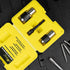 Topec 3PCS Tap Socket Set, Adjustable Jaws Tap Extractor Tool with 3/8" Socket Adapter for Taps and Reamers