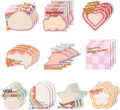 Empowering Sticky Notes 30 Pack - 600 Sheets Motivational Notepads for Office, School, Gifts, and Birthday Favors
