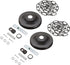 Aspen Creative 21515-12, Transitional Chandelier & Light Fixture Canopy Kit w/Collar Loop & 3