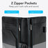 Book,5"9", 2 Server Book High Volume, Expandable Server Waitress Waiter Book, Sturdy Leather Waitress Book with Zipper