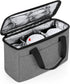 Trunab Reusable 3 Cups Drink Carrier for Delivery with Adjustable Dividers, Insulated Drink Caddy Holder Bag for Take