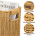 Decorative Magazine Storage Basket Bin, Plastic Holder for Bathroom, Office