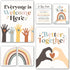Hadley Designs Diversity Posters for Classroom - 6 Inclusive Kindness Decor, Safe Space Sign, Boho Multicultural