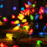 C6 200 66 8 Dazzle Bright Christmas String Lights, LED FT Waterproof Connectable String Lights with Timer, Modes