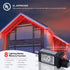33FT 360L 8 60 Hopolon LED Icicle String Lights - Outdoor, Waterproof, Modes, With Drops - Curtain Lights
