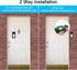 Adhesive Mount Compatible with Video Doorbell, No-Drill Mounting Bracket Cover Holder, Not Block Doorbell Sensor