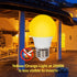 Simba Lighting LED Bug Non-Attracting Yellow Bulb, 5W 40W Equivalent, 4 Pack, Outdoor Porch Light, Amber Warm 2000K