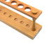 EISCO Wooden Test Tube Rack - Accommodates 6 Tubes, 22mm, 9.75" Wide, Premium Wood