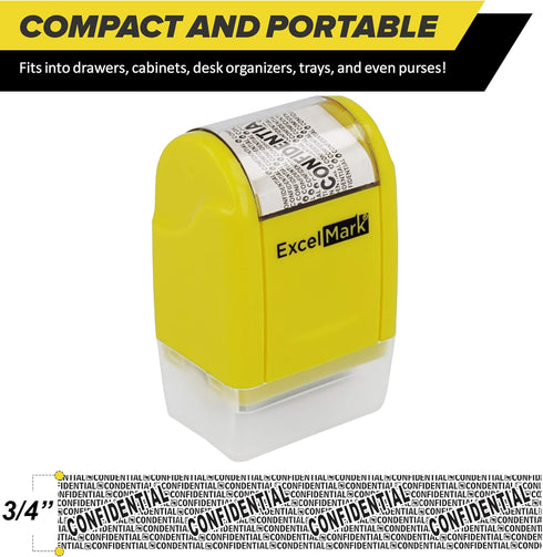 ExcelMark Rolling Identity Theft Stamp (Small)