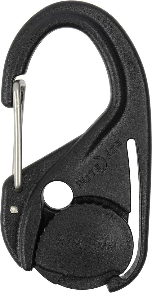 Nite Ize CamJam Cord Tightener, Tie Down Cam Mechanism with Carabiner Clip, Utility Rope & Cord Tightener (4 Pack)