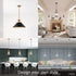 Aspen Creative 21515-12, 3 4-3/4" 1" 2 Pack Transitional Chandelier & Light Fixture Canopy Kit w/Collar Loop & Ft.