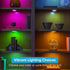 6-Pack 2 55 Brilliant Evolution Wireless RGB LED Lights - Battery Operated Puck Lights with Remotes - Color-Changing