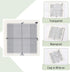 Mr. Pen Transparent Graph Paper Sticky Notes, 300 Sheets, 3x3 Inch, Math Graphing Sticky Notes